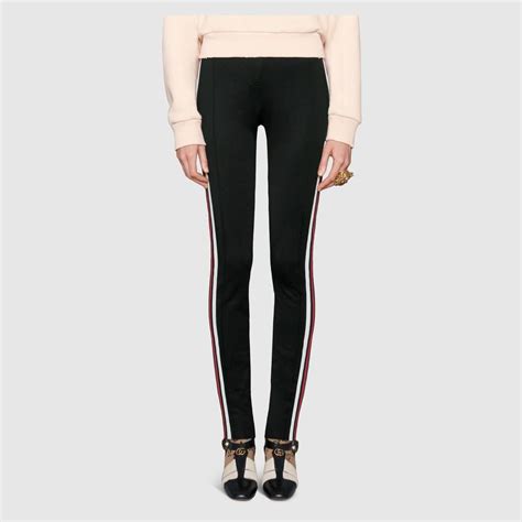 Gucci Technical Jersey Stirrup Leggings 